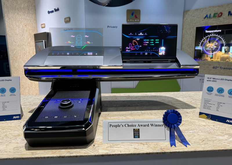 申博太陽城車用Micro LED Display HMI解決方案獲”最佳車用顯示獎”，以用戶為中心開發(fā)，針對前座駕駛與乘客設計兼具娛樂與安全的高畫質屏幕，包含車艙前座的Micro LED透明屏幕及全球首款內建鏡頭的智慧Micro LED顯示器