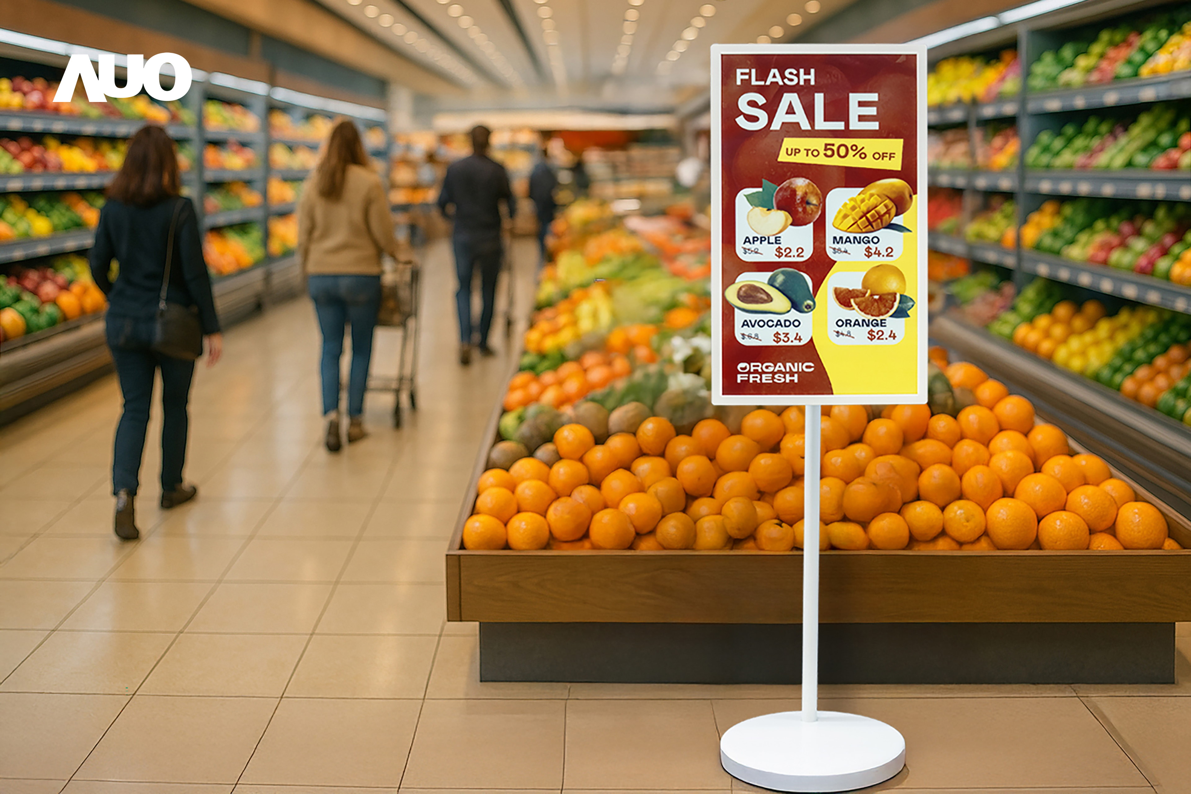 ADP debuts aecoPost, a low-power, full-color ePaper solution. It consumes only minimal power during content updates and allows flexible application and placement thanks to its cordless design. The aecoPost also offers easy content management and scheduling via a cloud platform or a mobiless app, improving efficiency while reducing paper waste and energy consumption, making it a powerful tool for in-store marketing.